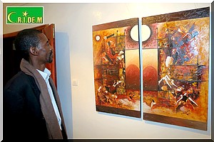 La galerie d’exposition de la Maison des Artistes porte le nom de Moktar Ould Daddah [Vidéo & PhotoReportage]