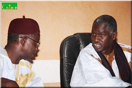 Ibrahima Moctar Sarr reçoit Hamidou Baba Kane. 