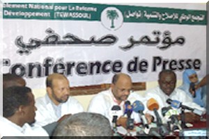 Le président du parti Tawassoul face à la presse : « On ne tue pas une idée portée par des hommes et des femmes déterminées »