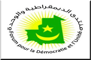 Communiqué du pôle politique du FNDU