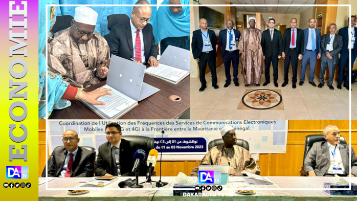 Partage des fréquences aux frontières : le Sénégal et la Mauritanie signent un protocole d’accord de 3ans