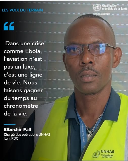 Les voix du terrain : El Béchir Fall, chargé des opérations UNHAS, en Ituri, en RDC
