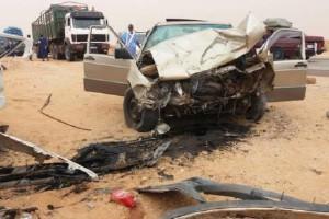 Mauritanie : des accidents de la route font des morts et des blessés 