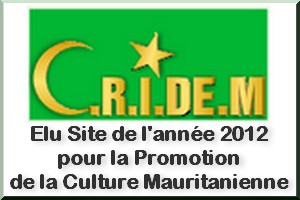 Cridem élu par les internautes 'site internet qui a le plus fait pour la Culture en Mauritanie en 2012'