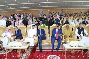 Mauritanie: Ould Abdel Aziz assiste à la clôture des manœuvres militaires communes du Bouclier du Golfe (I) 