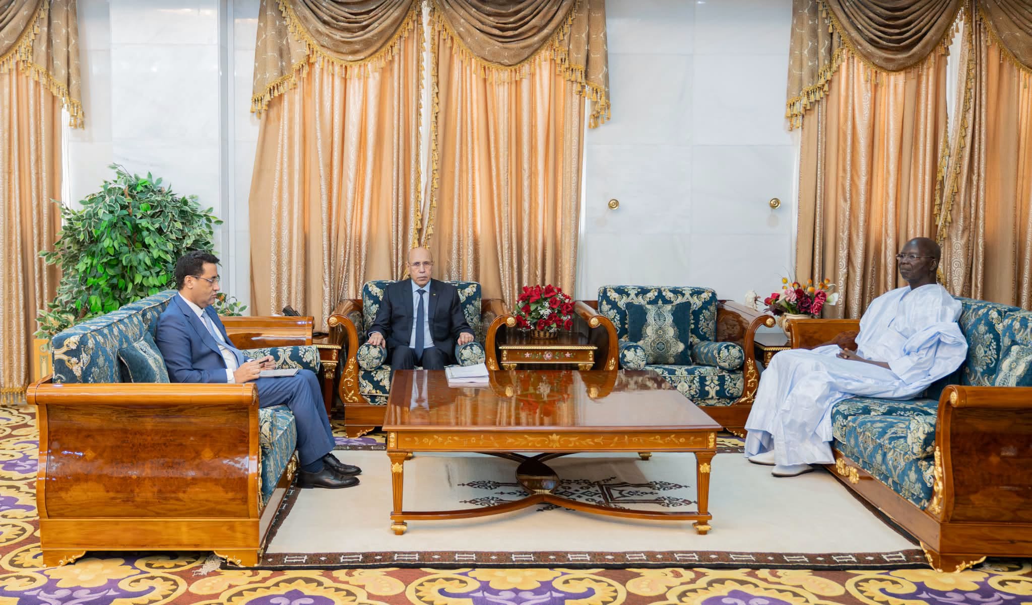 Le Président de la République reçoit le président de la commission d’enquête sur les incendies de deux postes de transformation électrique à Nouakchott