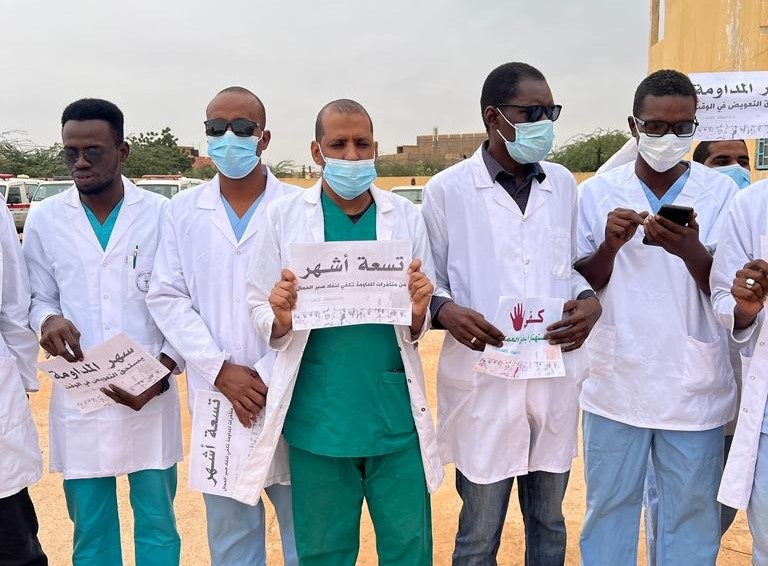 Le personnel de l’hôpital de Kaédi réclame le paiement des arriérés des gardes 