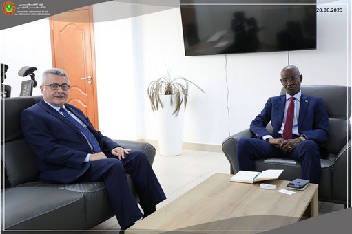 Le Ministre de l'Emploi et de la Formation Professionnelle reçoit l'Ambassadeur turc en Mauritanie  