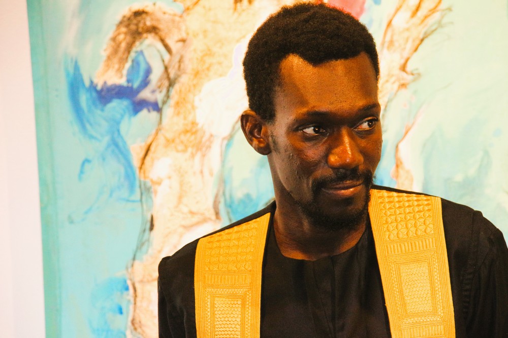 Exposition : retour de l’artiste Oumar Ball, à l’Institut Français de Mauritanie – [Maxi-Photoreportage]