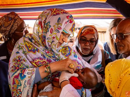 La Ministre de la Santé lance une campagne de vaccination contre la polio